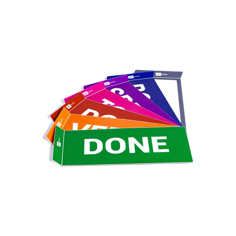 PATboard Scrum Board and Kanban Board COLUMNcards Magnetic - Set of 7 Column Cards (BCKLG, Sprint, to DO, Doing, Verify, Done, and Blank) - Image 3